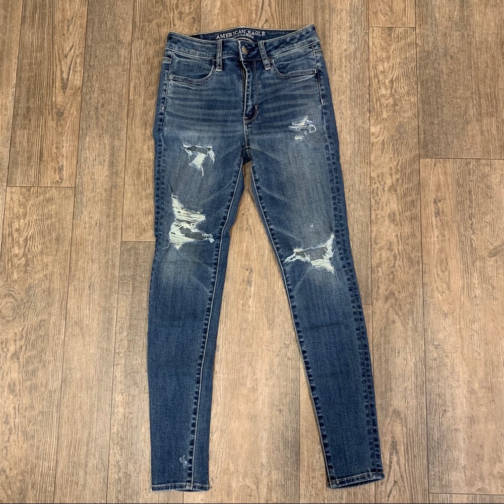 FINAL $ ⚠️ AE super stretch high rise jegging